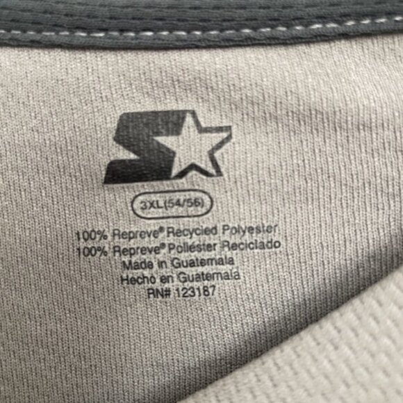 Starter Dri-Star T-Shirts L/S Lot of 2 Men’s 3XL (54/56) Gray/Black & Gray - Picture 5 of 11